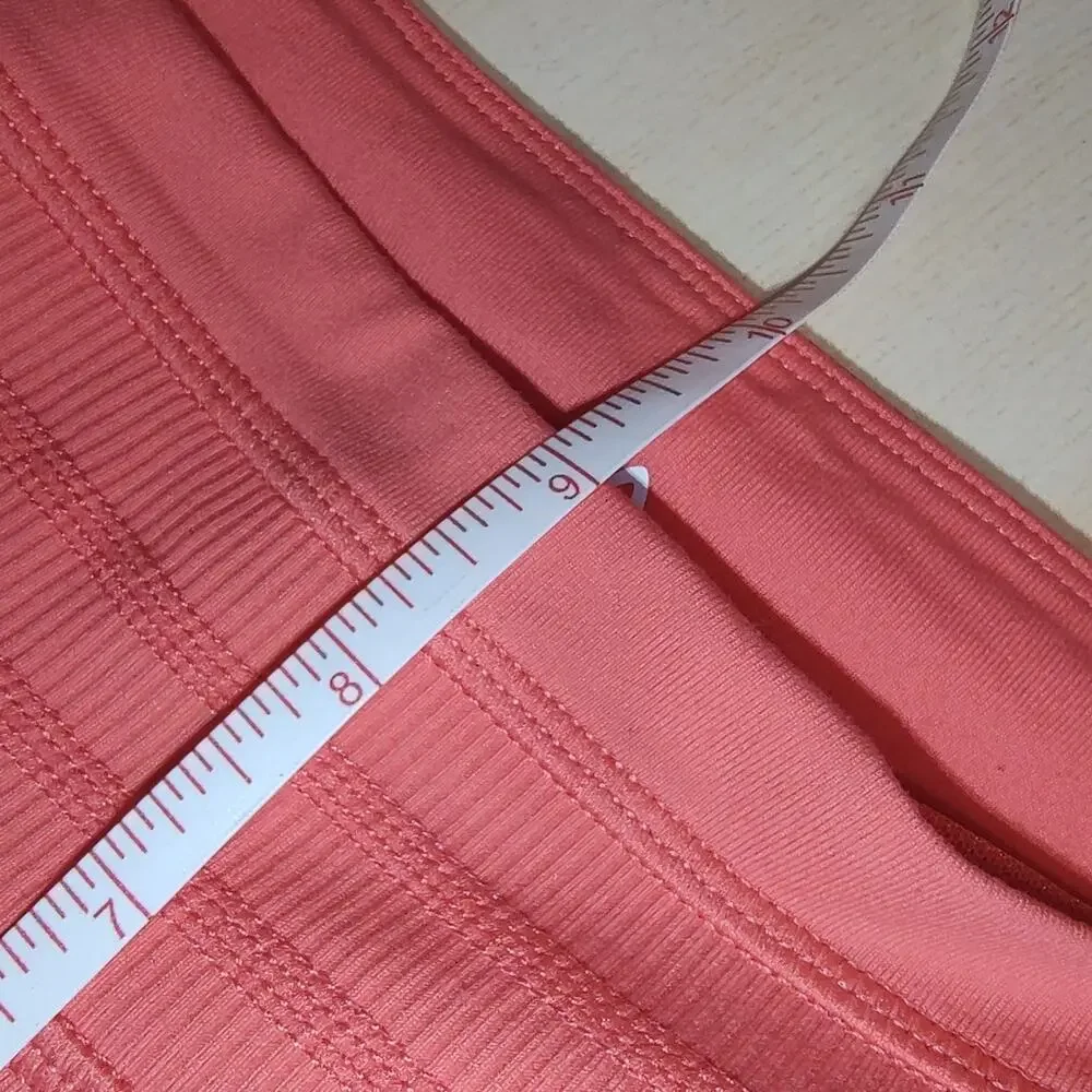 pRana Olympia Knicker Cropped Leggings Size XL Coral